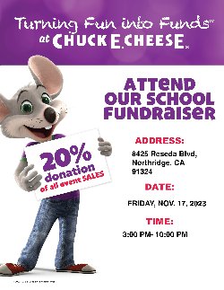 Chuck E Cheese Flyer 2